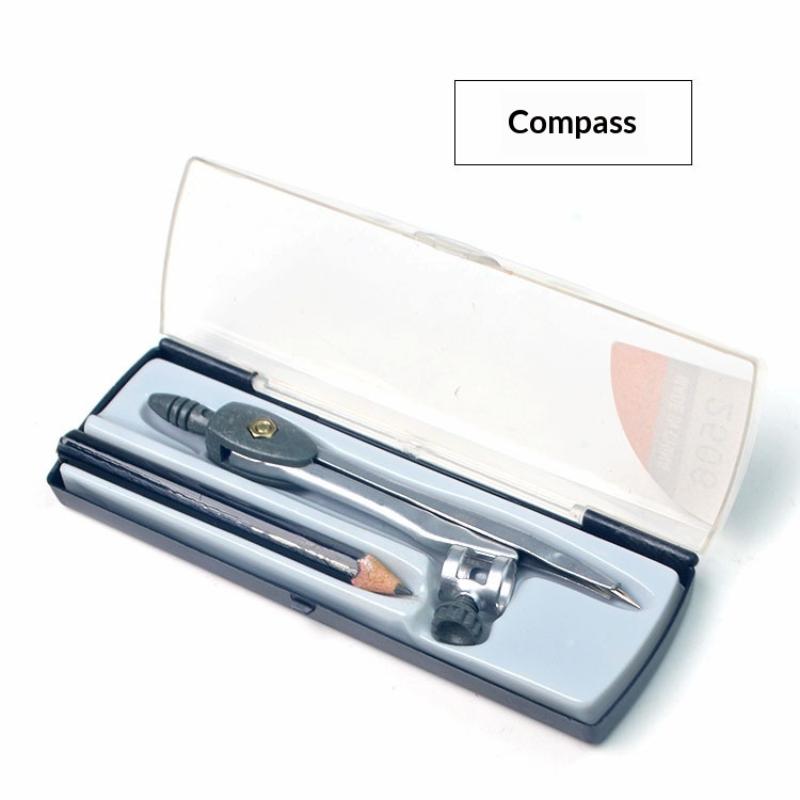 Metal Locking Compass Set Port - Math Geometry Set With Compass recension och pris