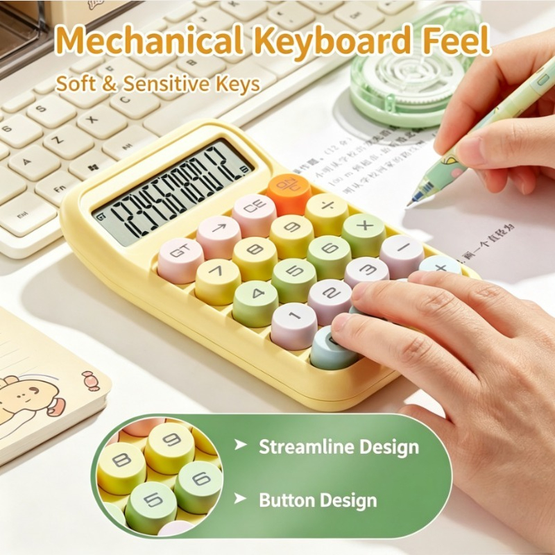 Cute Colorful Simulated Mechan - Scientific Calculator For Secondary School recension och pris