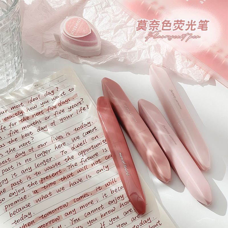 4Pcs Morandi Gradient Dual Tip - Pastel Highlighter Set Double Ended recension och pris